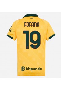 AC Milan Youssouf Fofana #19 Jalkapallovaatteet Naisten Kolmaspaita 2025-26 Lyhythihainen